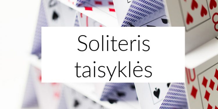 solitaire taisykles
