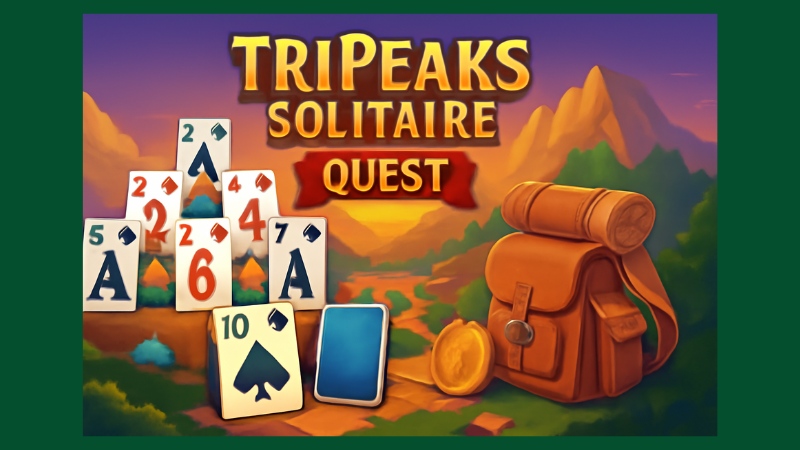 TriPeaks-Solitaire-Quest-žaidimo-versija